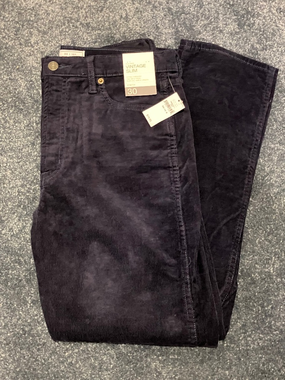 NWT GAP Corduroy Vintage Slim Pants (Size 10)